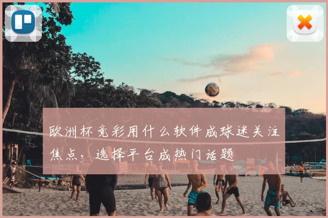 欧洲杯竞彩用什么软件成球迷关注焦点,选择平台成热门话题