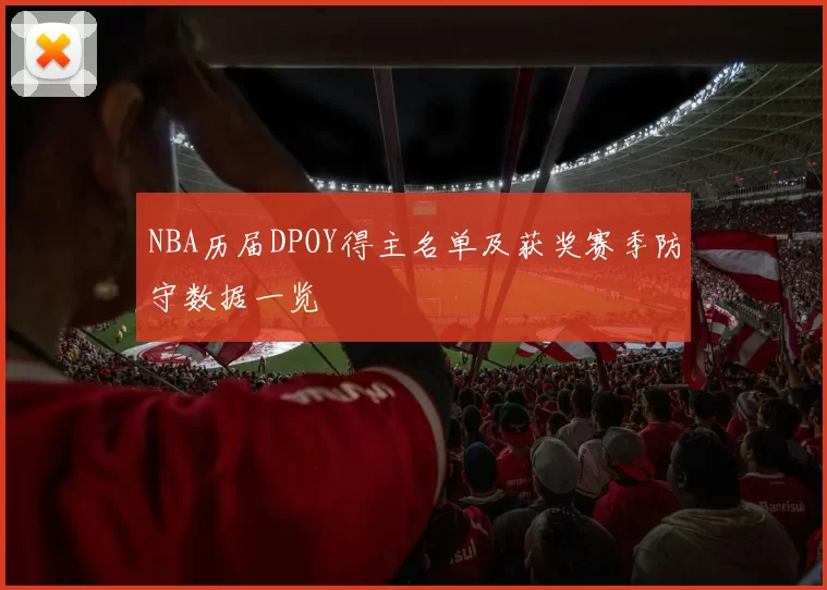 NBA历届DPOY得主名单及获奖赛季防守数据一览