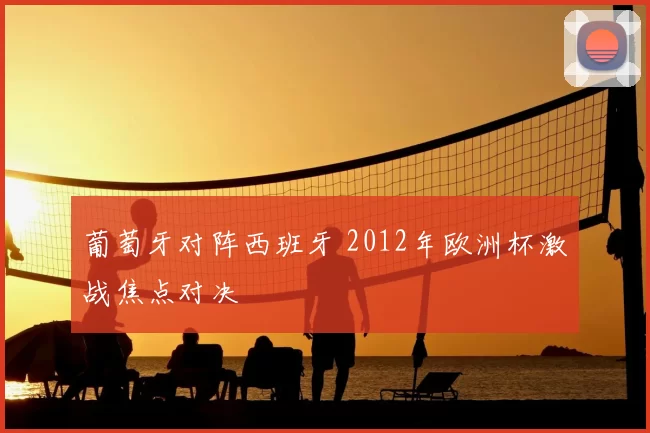 葡萄牙对阵西班牙 2012年欧洲杯激战焦点对决